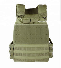 Load image into Gallery viewer, Army green tactical vest plate carrier