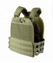 Load image into Gallery viewer, Army green tactical vest plate carrier
