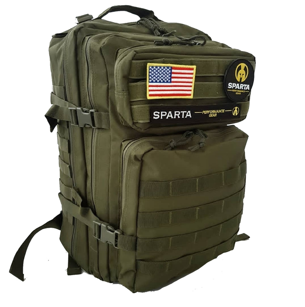 45 litre Army green tactical backpack
